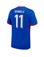 Frankrike Ousmane Dembele #11 Hjemmedrakt EM 2024 Korte ermer